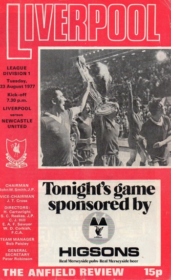 Match programme
